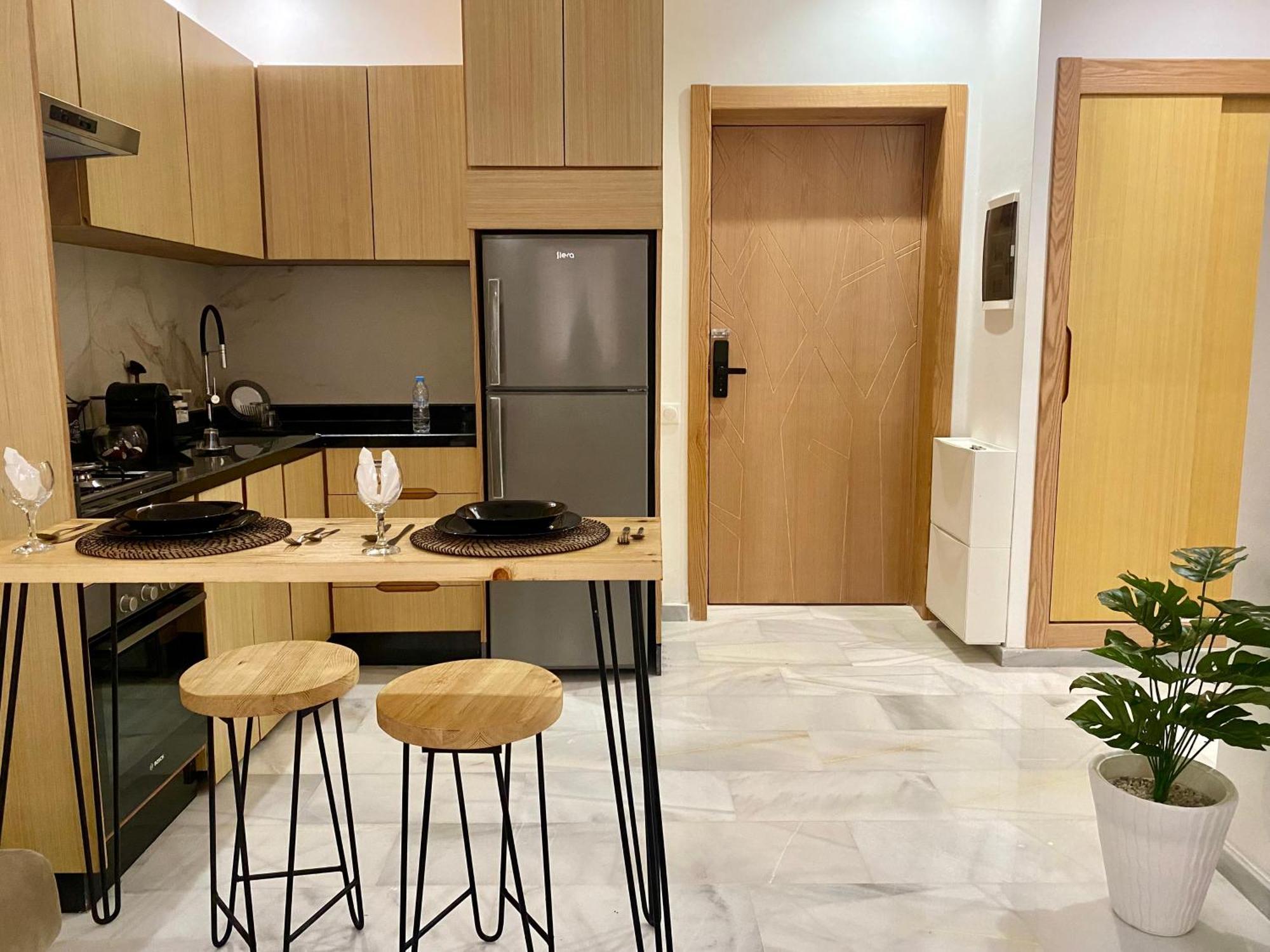 Elegance En 40 Metres Nouaceur Apartment Bagian luar foto